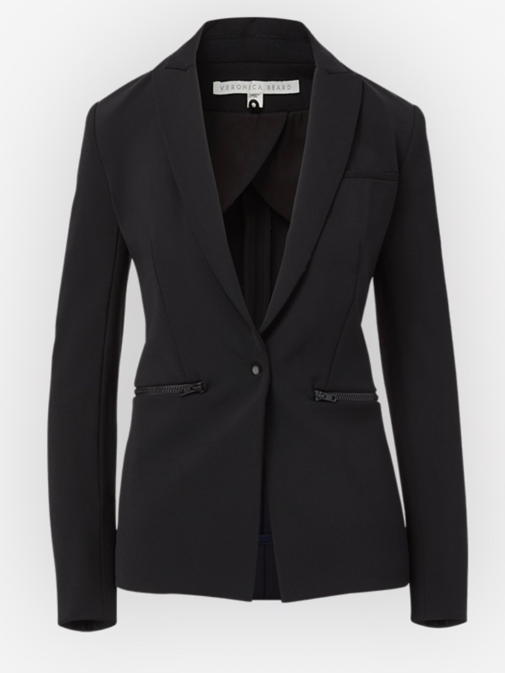 Veronica Beard Black Scuba Dickey Blazer US 12 $765
